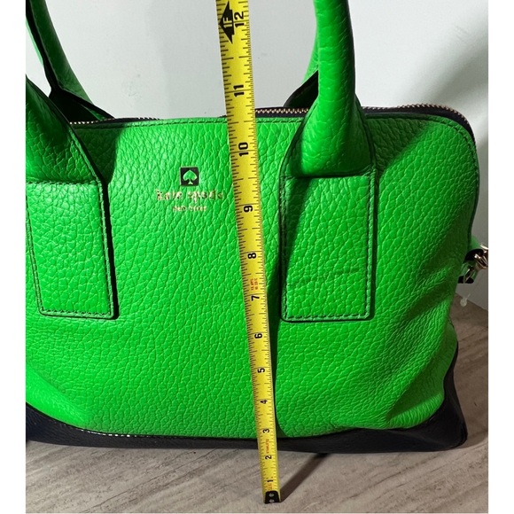 Kate Spade Emerald Green and Navy two-toned tote handbag/crossbody - Picture 14 of 16